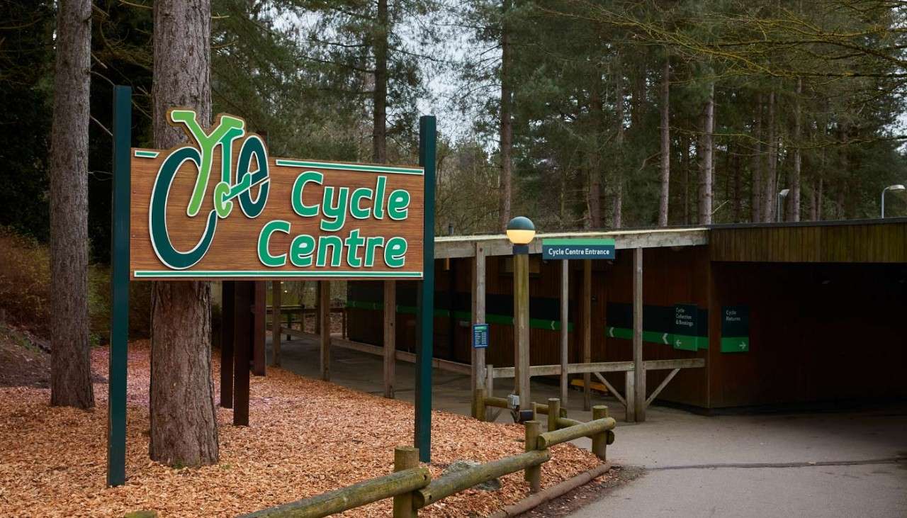 Entrance to the Cycle Centre 