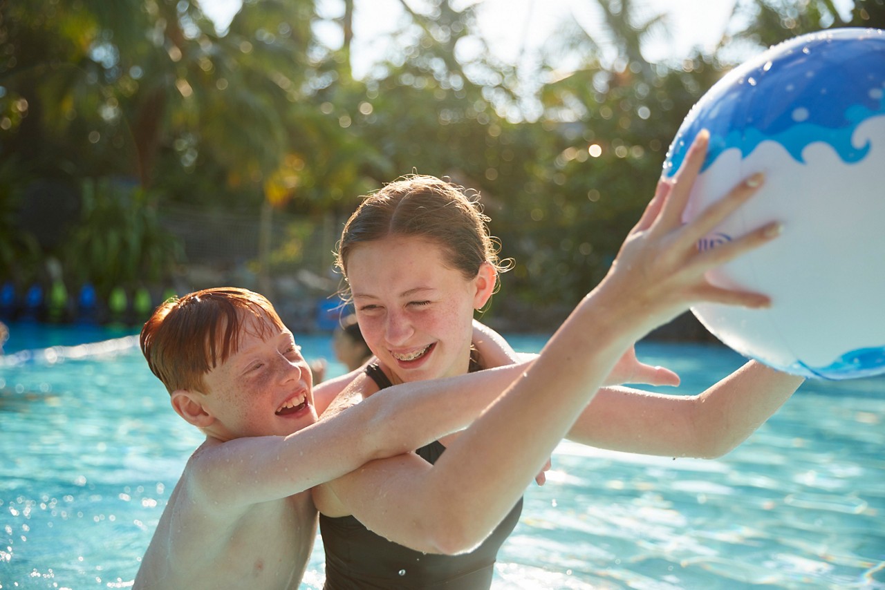Splashing fun in the Subtropical Swimming Paradise