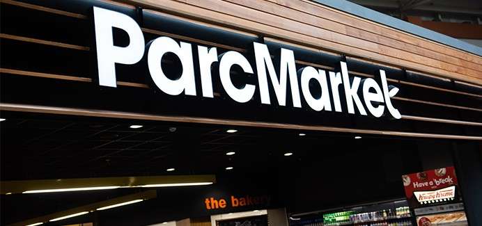 Exterior of the ParcMarket.