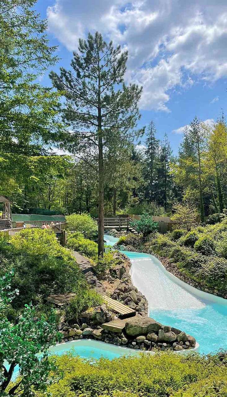 The rapids at the subtropical swimming paradise 