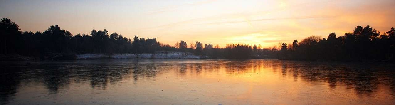 Lake and Pancake House at Sherwood Forest