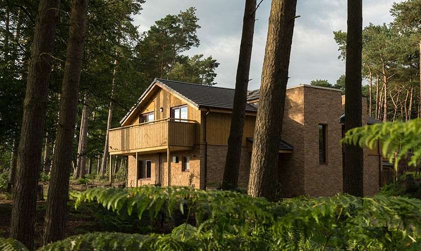Exterior of a exclusive lodge