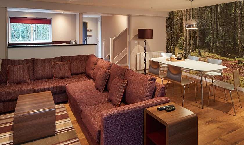 Living room of a lodge