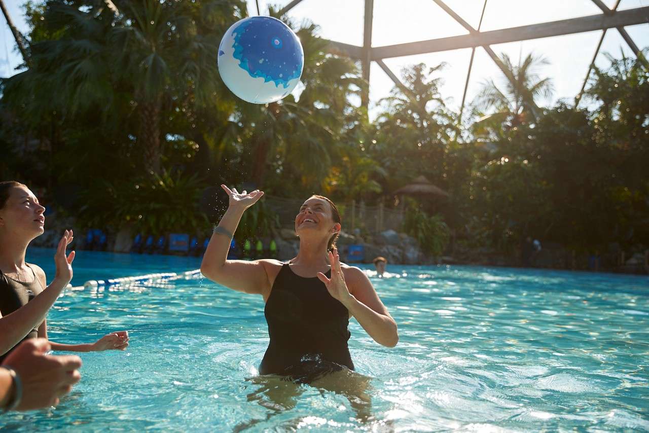 subtropical swimming paradise family