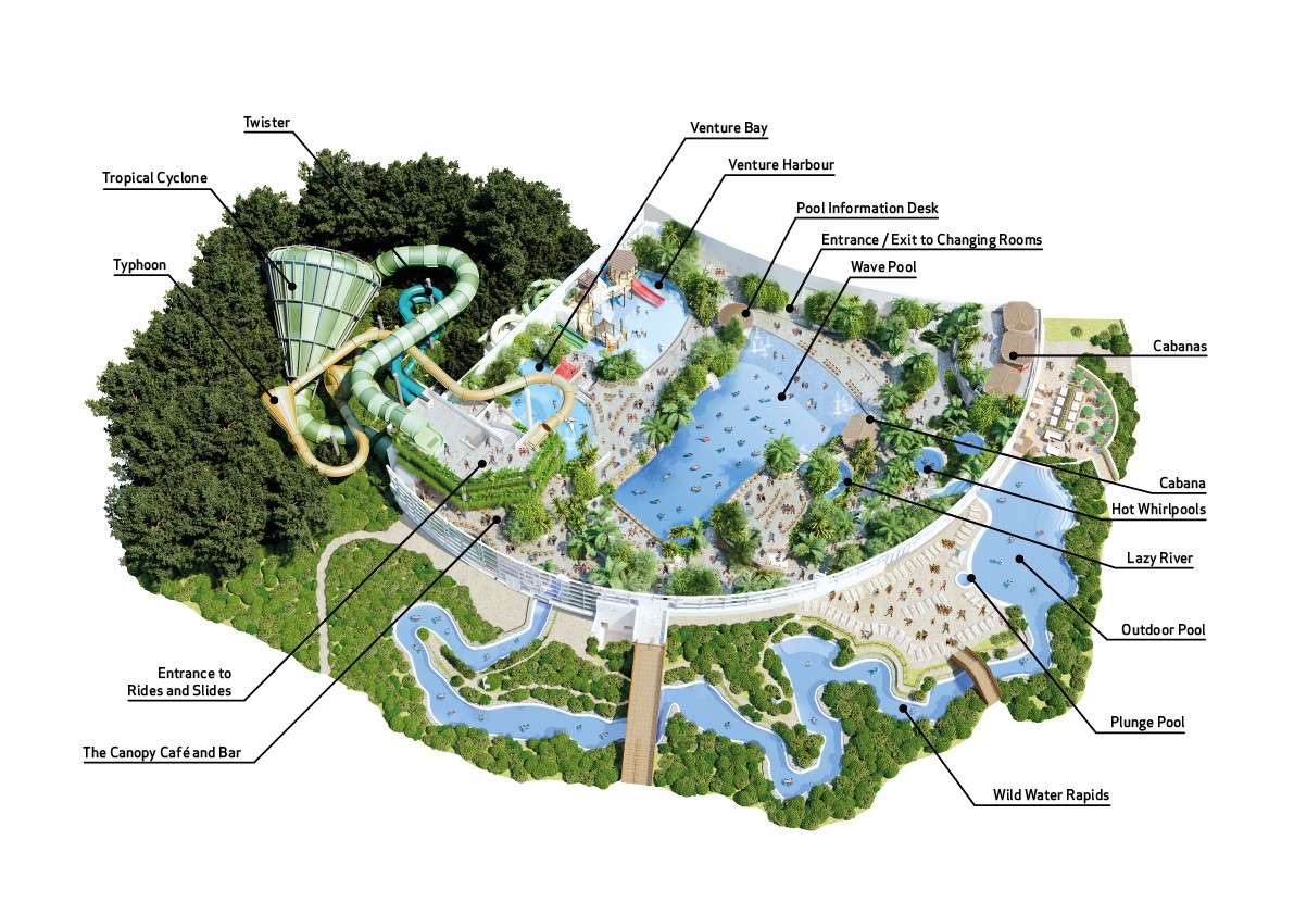 Subtropical Swimming Paradise Water Park Holidays Center Parcs