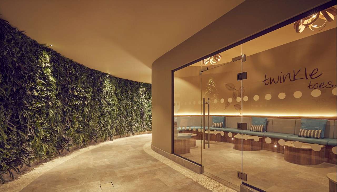 The sole therepy area in the Forest Spa