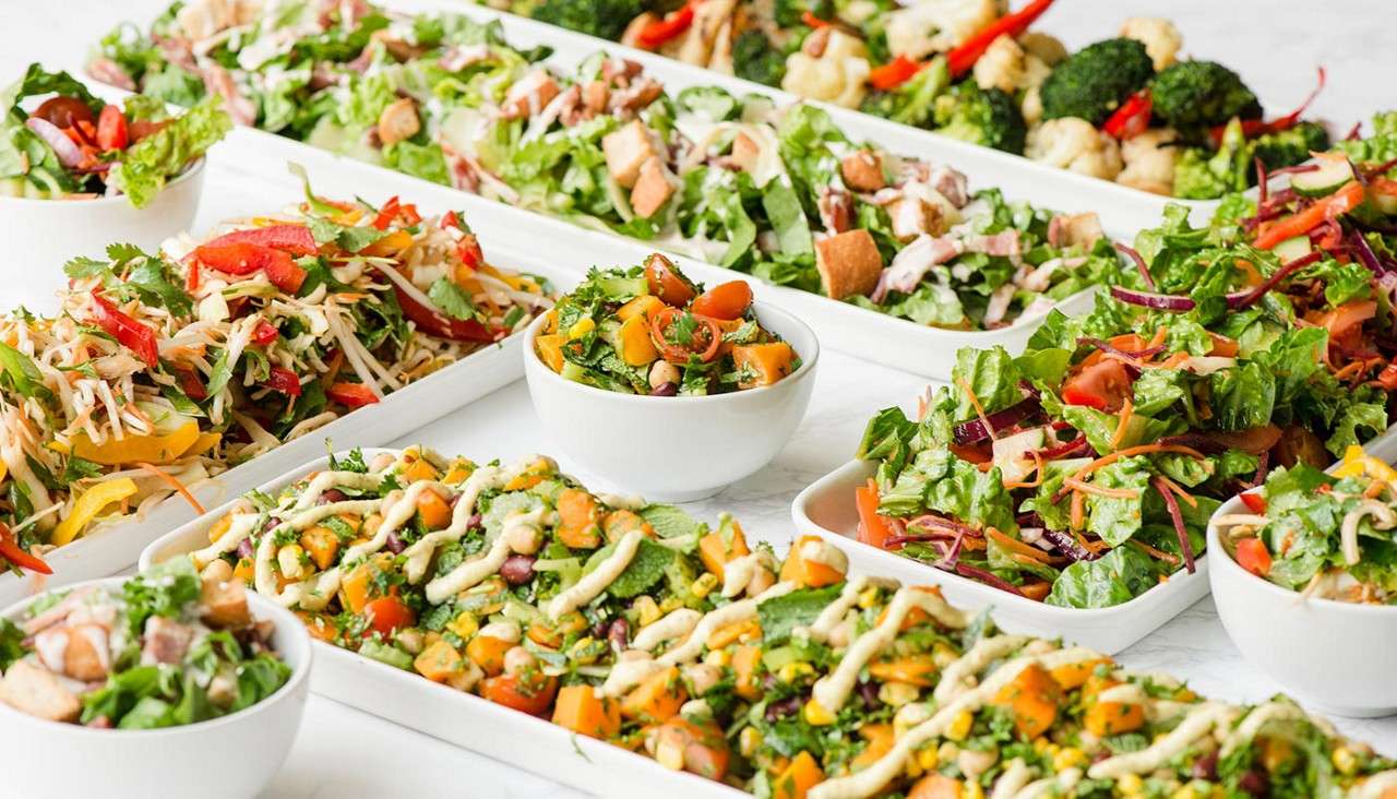 Vitale Cafe and Bar salad selection.