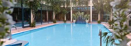 Swimming pool at Aqua Sana spa 