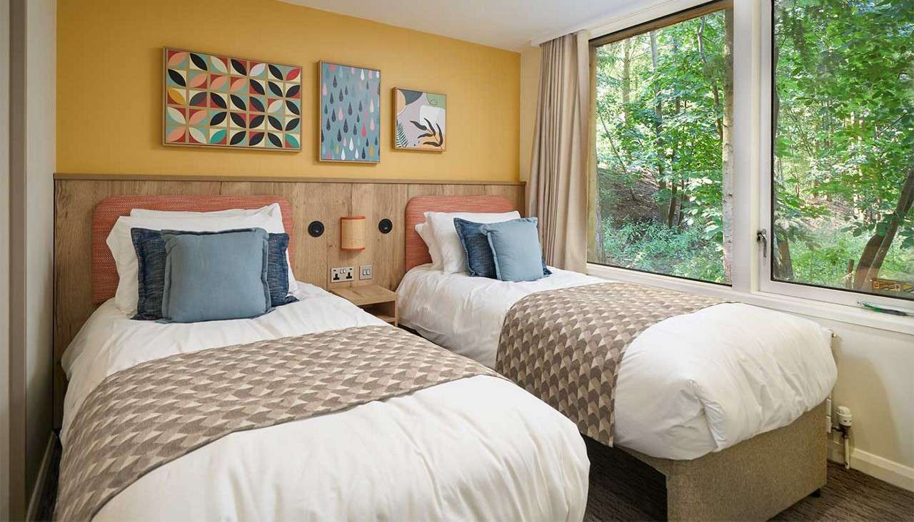 Twin bedroom.