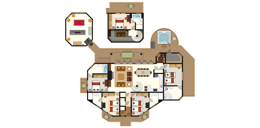 Adapted Treehouse floor plan