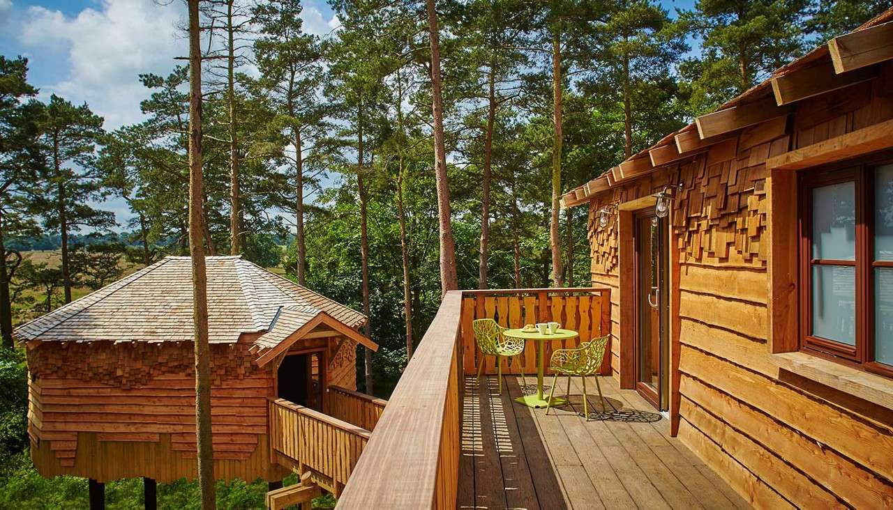 Treehouse balcony