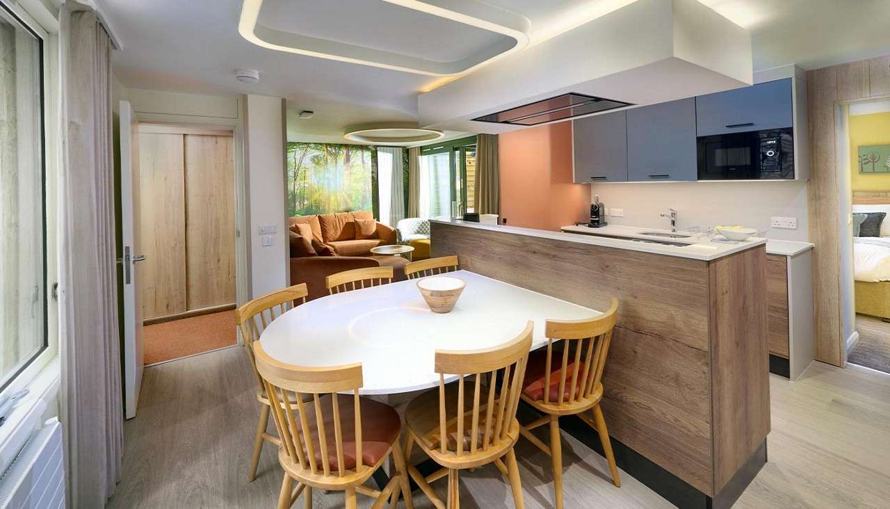 Living area with patio doors.