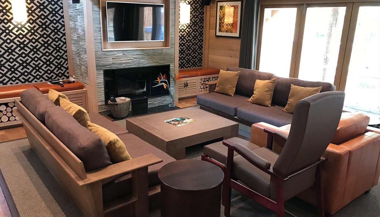 Treehouse living space