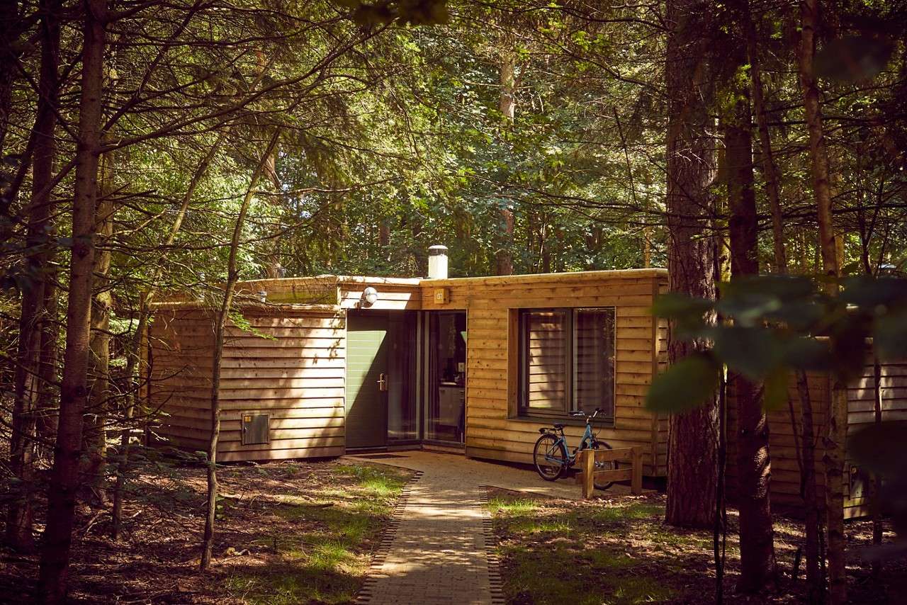 2 bed new woodland lodge exterior