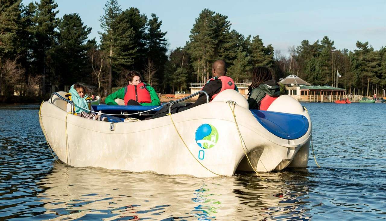 Electric Boats 4 Seater Center Parcs