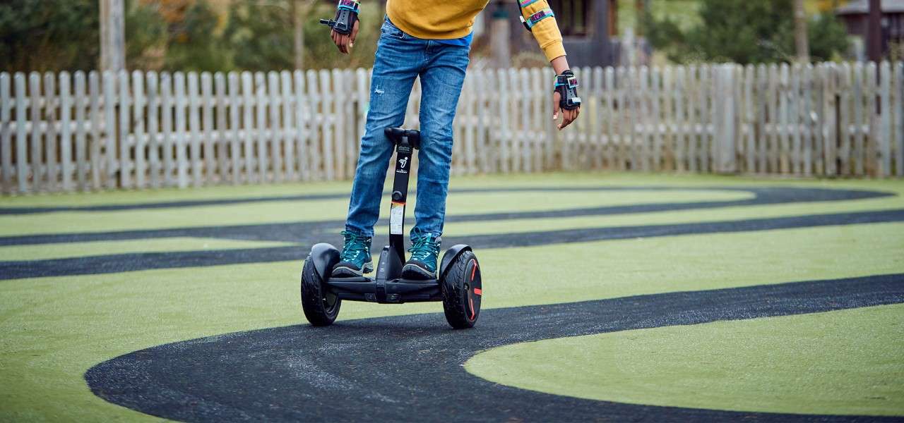 Child on a segway