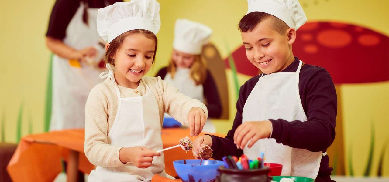 Two Young Chocolate Chefs
