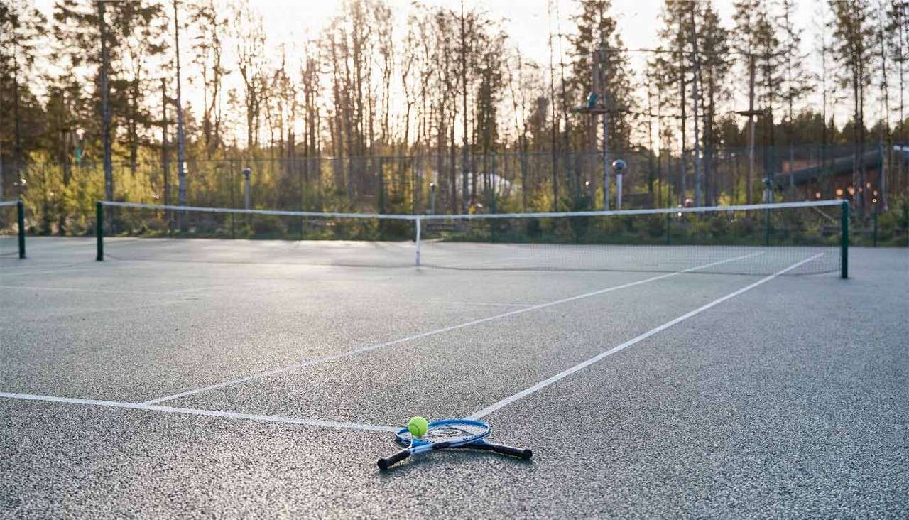 Outdoor Tennis Court