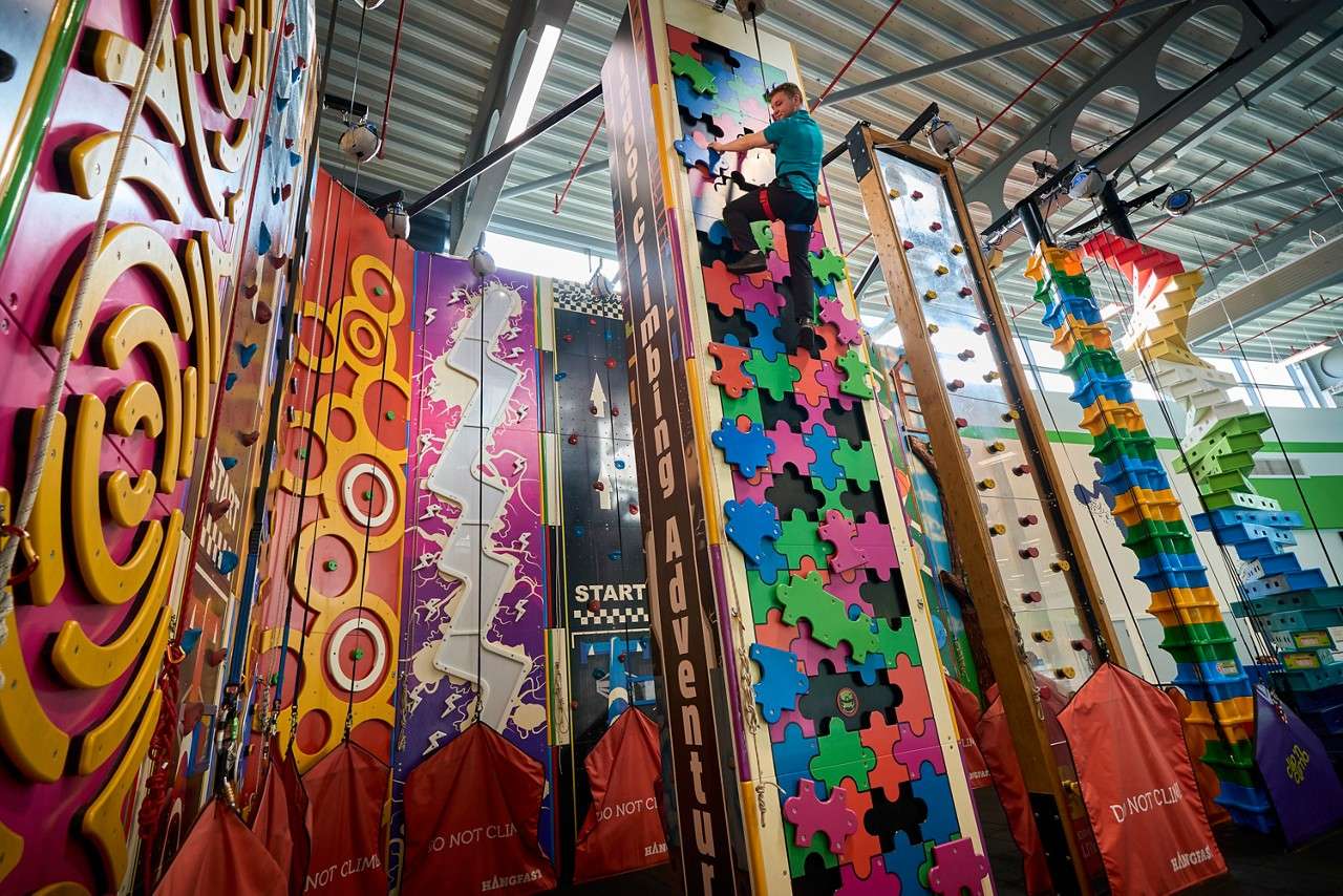 Indoor climbing walls