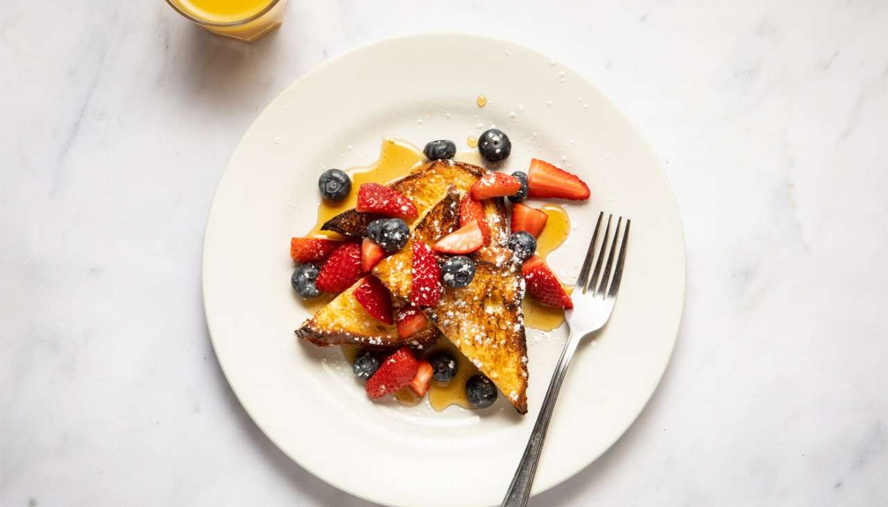 French Toast with summer berries