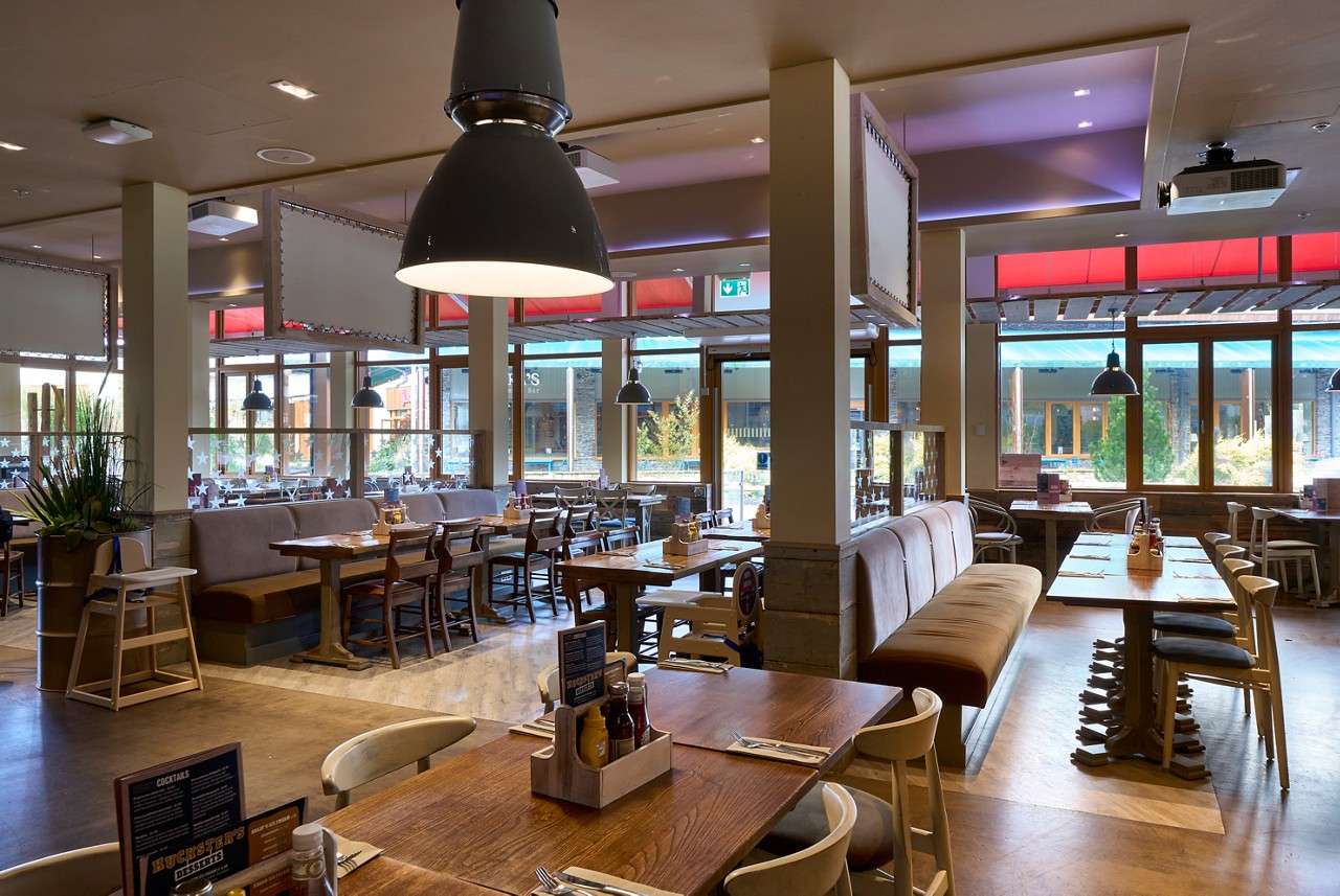 tables and chairs in Huck's