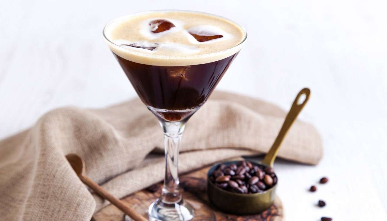 Espresso martini drink.