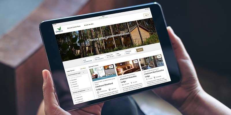 New Center Parcs Website Center Parcs