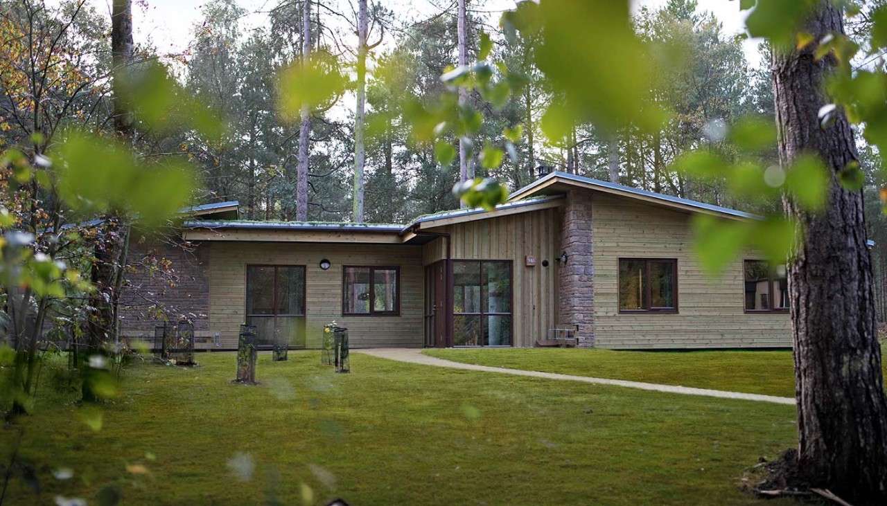 View of lodge from outside