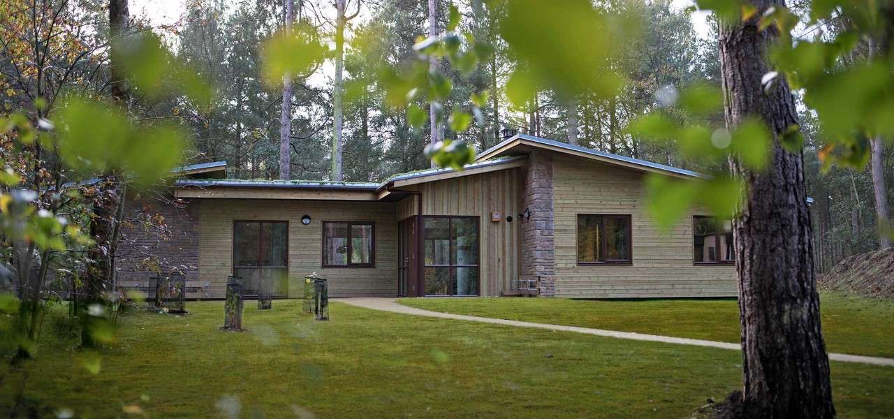 6 bed woodland lodge