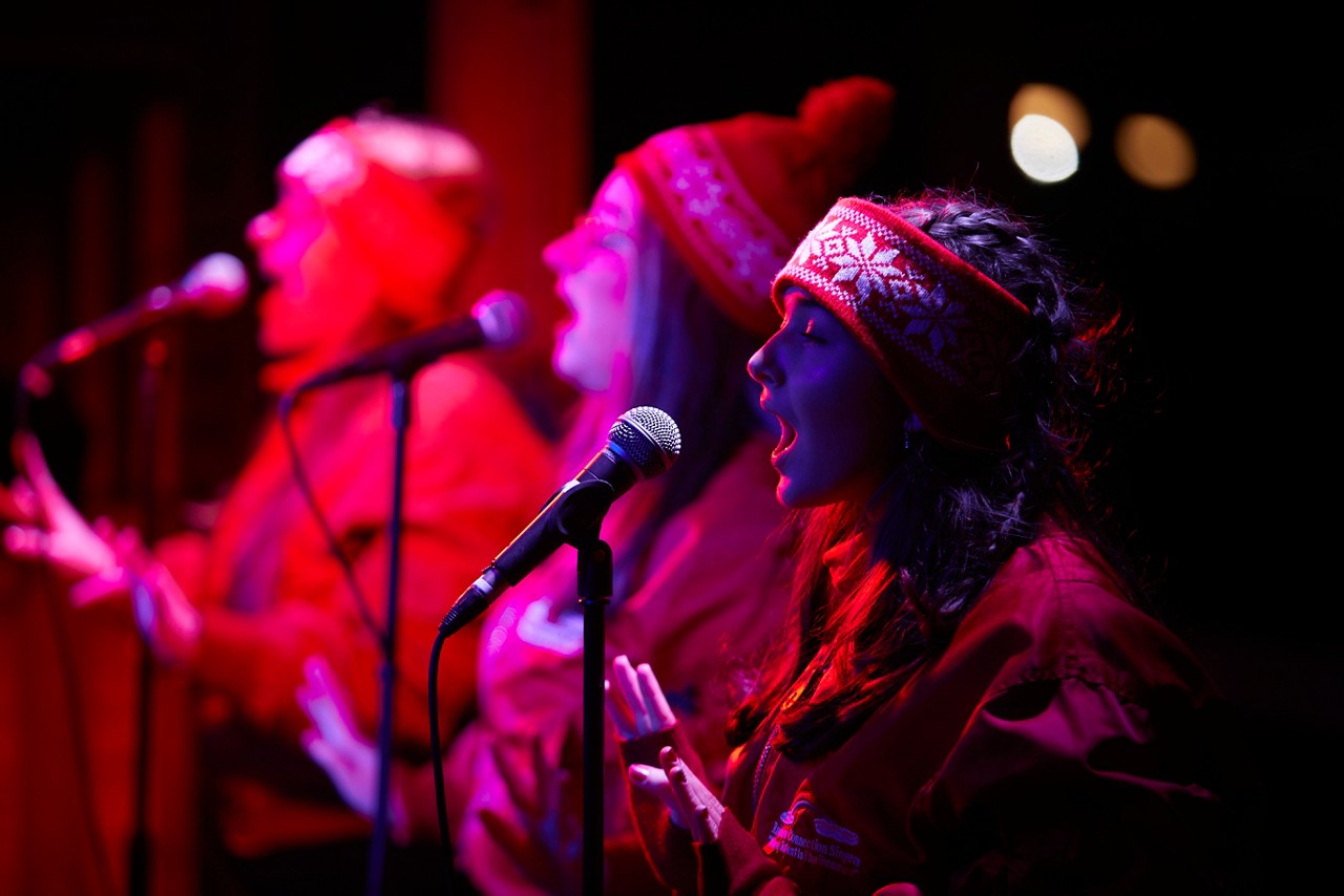 Festive Entertainment choir.