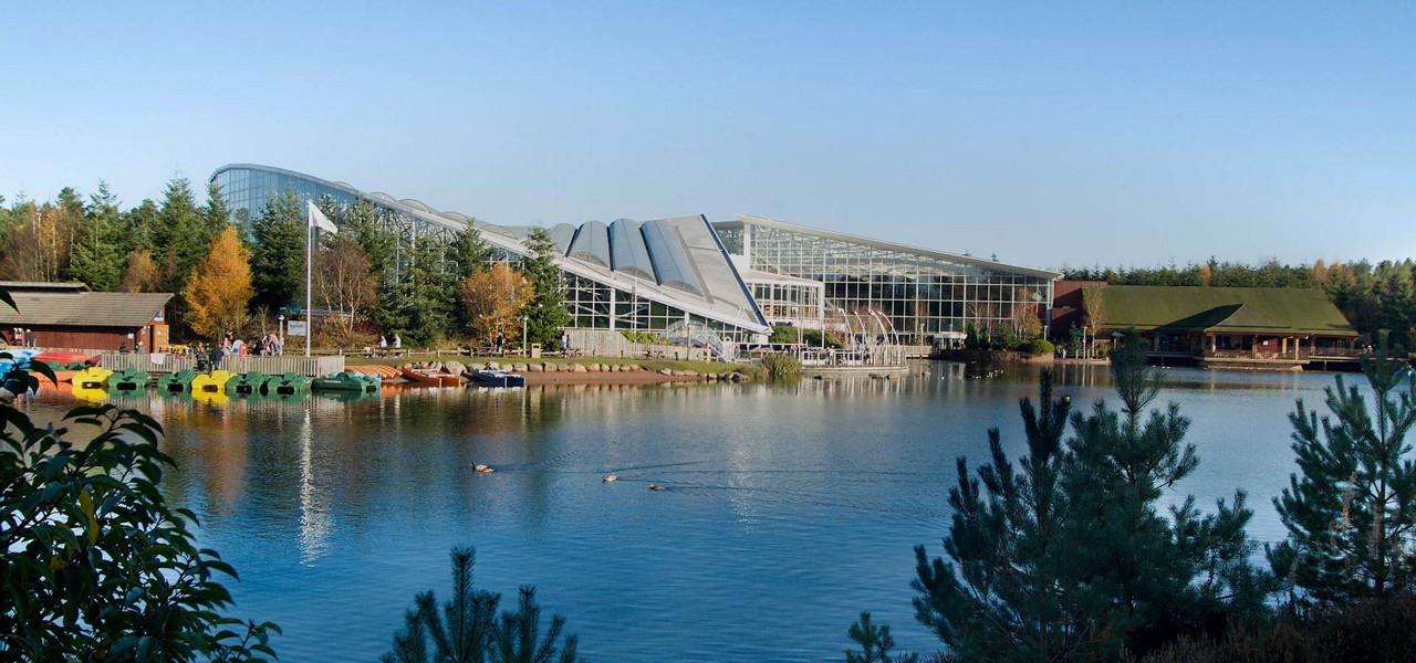 A view of the lake at Whinfell forest